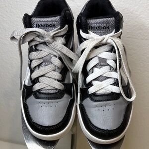 Reebok Kids Black and Gray Sneakers